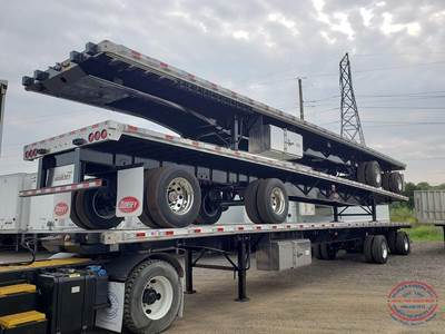 Dorsey 53x102 Combination Flatbed Trailer - Air Ride, Sliding Axle