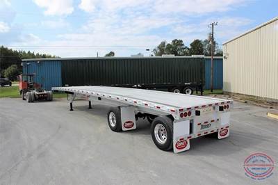 Dorsey AF53 53x102 Aluminum Flatbed Trailer - Air Ride, Spread Axle