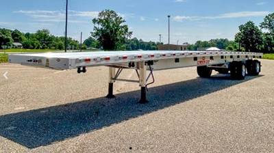 Dorsey AF53 53x102 Aluminum Flatbed Trailer - Air Ride, Sliding Spread Axle
