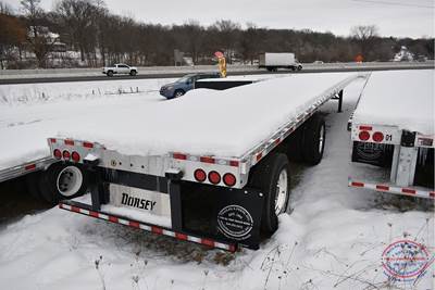 Dorsey 53x102 Combination Flatbed Trailer - Air Ride, Spread Axle