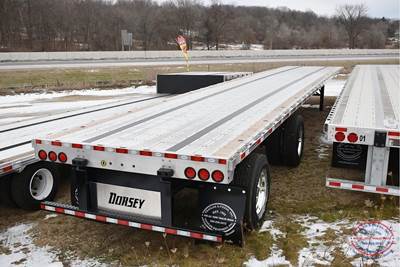 Dorsey 53x102 Combination Flatbed Trailer - Air Ride, Spread Axle