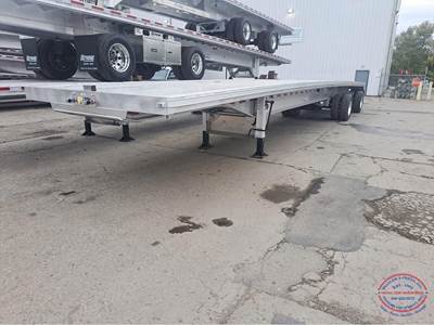 Extreme XP55 53x102 Aluminum Flatbed Trailer - Air Ride, Fixed Spread Axle