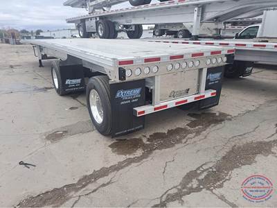 Extreme XP55 53x102 Aluminum Flatbed Trailer - Air Ride, Fixed Spread Axle