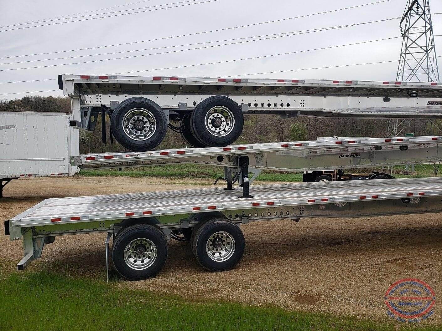 2025 Manac (2) 48FT ALUM FLATBEDS W/ SLIDING AXLES Flatbed Trailer For