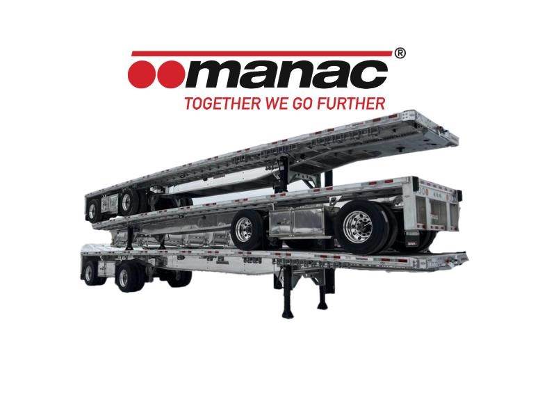 2025 Manac (3) 48FT ALUM FLATBEDS W/ SLIDING AXLE Flatbed Trailer For