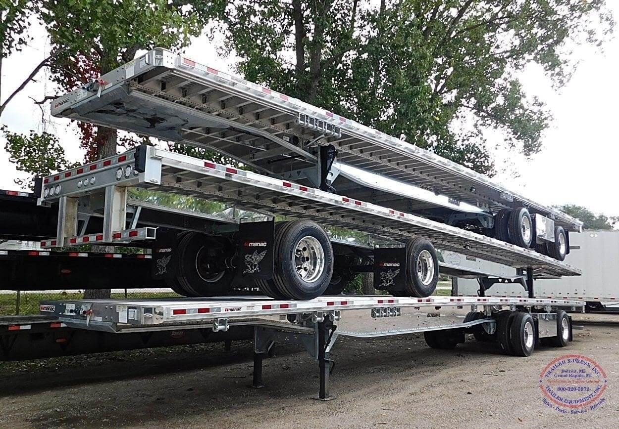 2025 Manac (3) ALL ALUM FLATBEDS W/ SPREAD AXLES Flatbed Trailer For