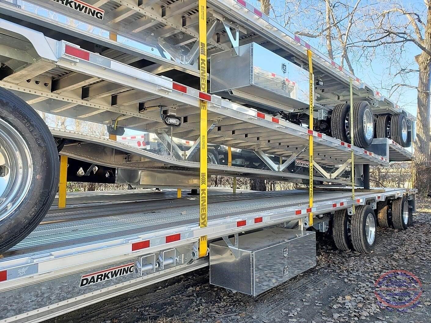 2023 Manac DROP DECK FLATBEDS ALL ALUM W/ SPREAD AXLES Flatbed Trailer