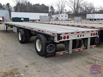 Manac 53x102 Combination Flatbed Trailer - Air Ride, Fixed Spread Axle