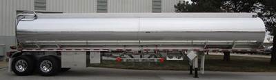 LBT 42x96 Tandem Axle Aluminum Fuel Tanker Trailer - Air Ride, Fixed Axle