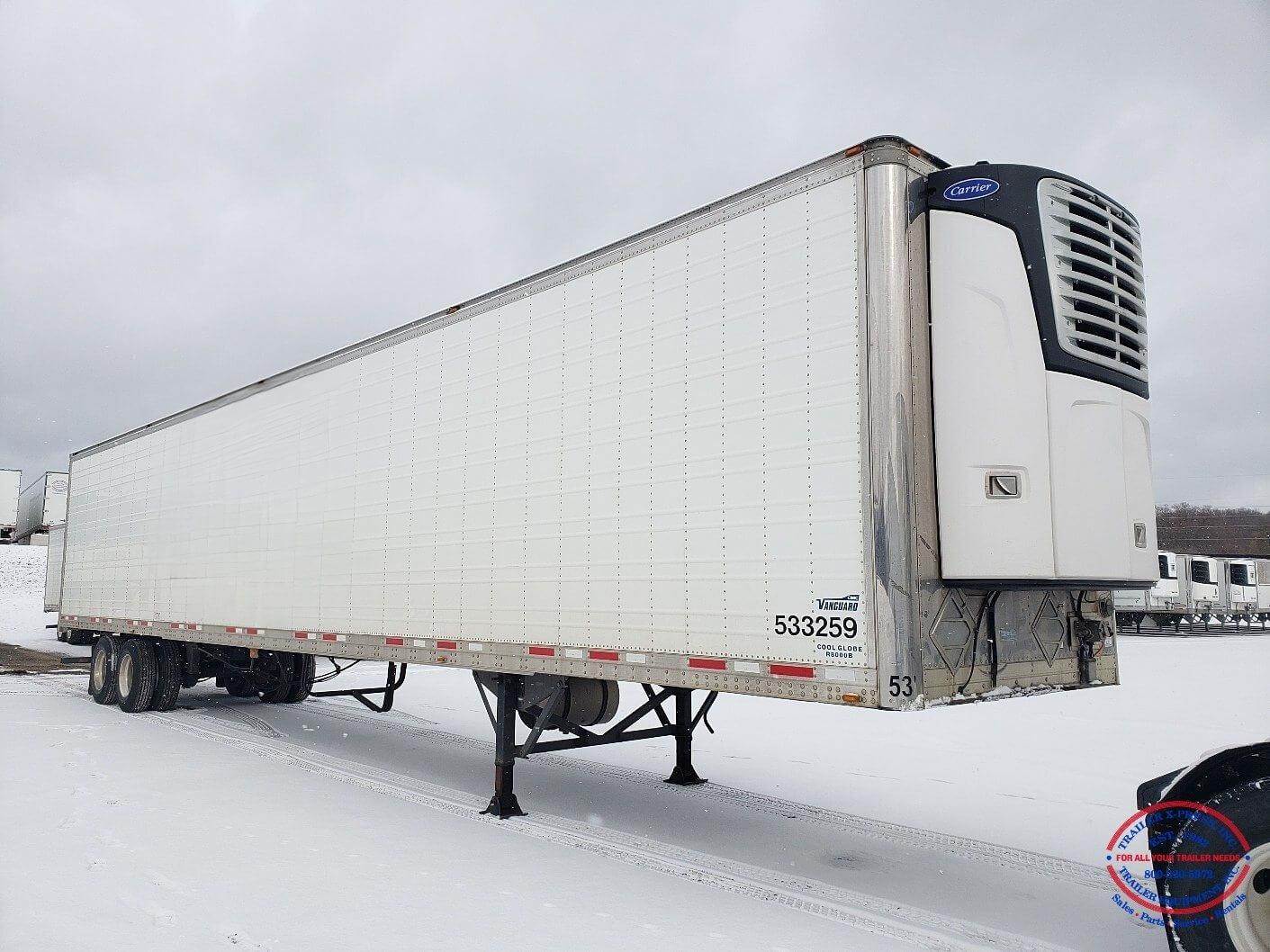 2016 CIMC 53x102 Tandem Axle Combination Pup Trailer Air Ride