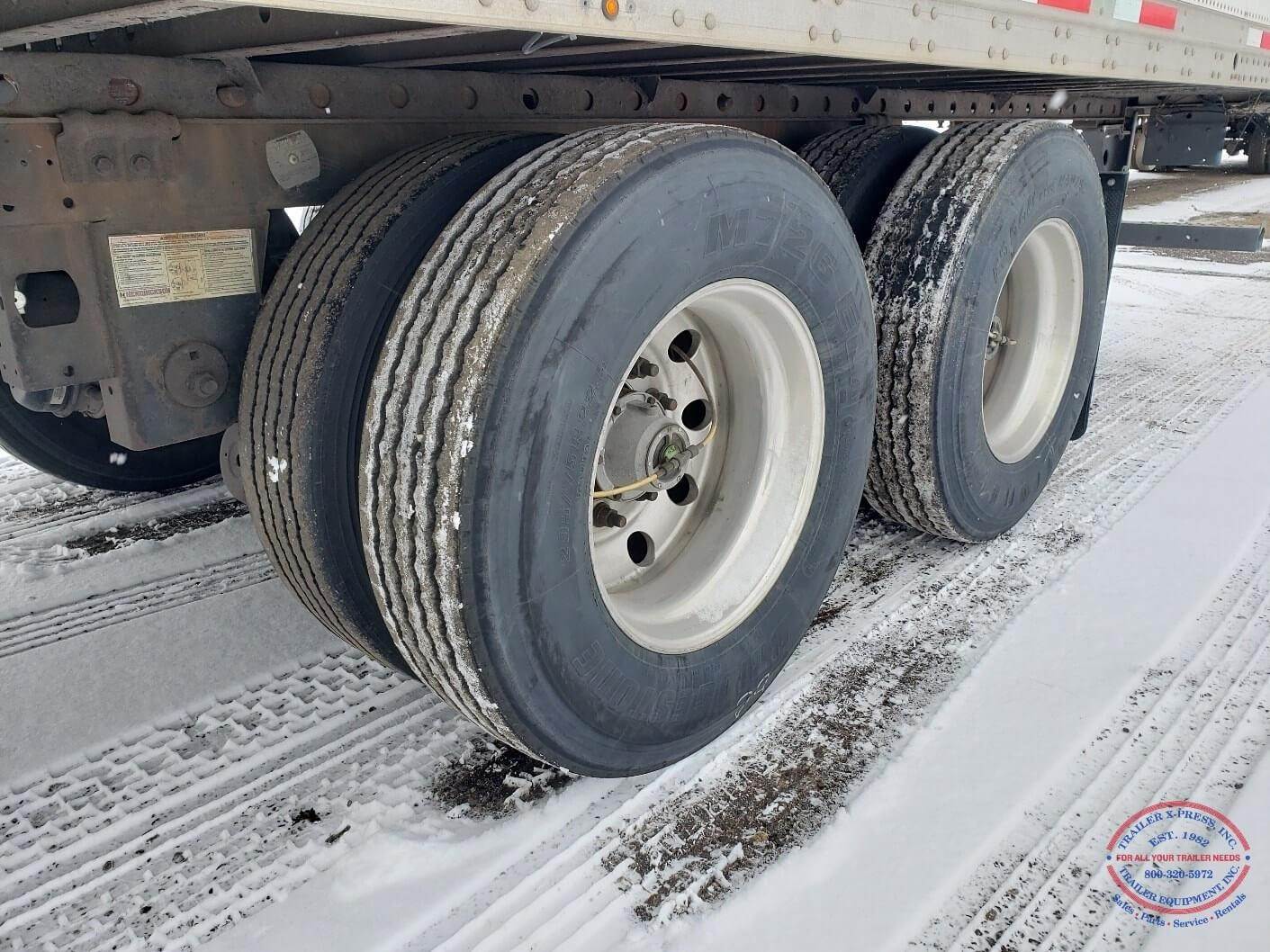 2016 CIMC 53x102 Tandem Axle Combination Pup Trailer Air Ride