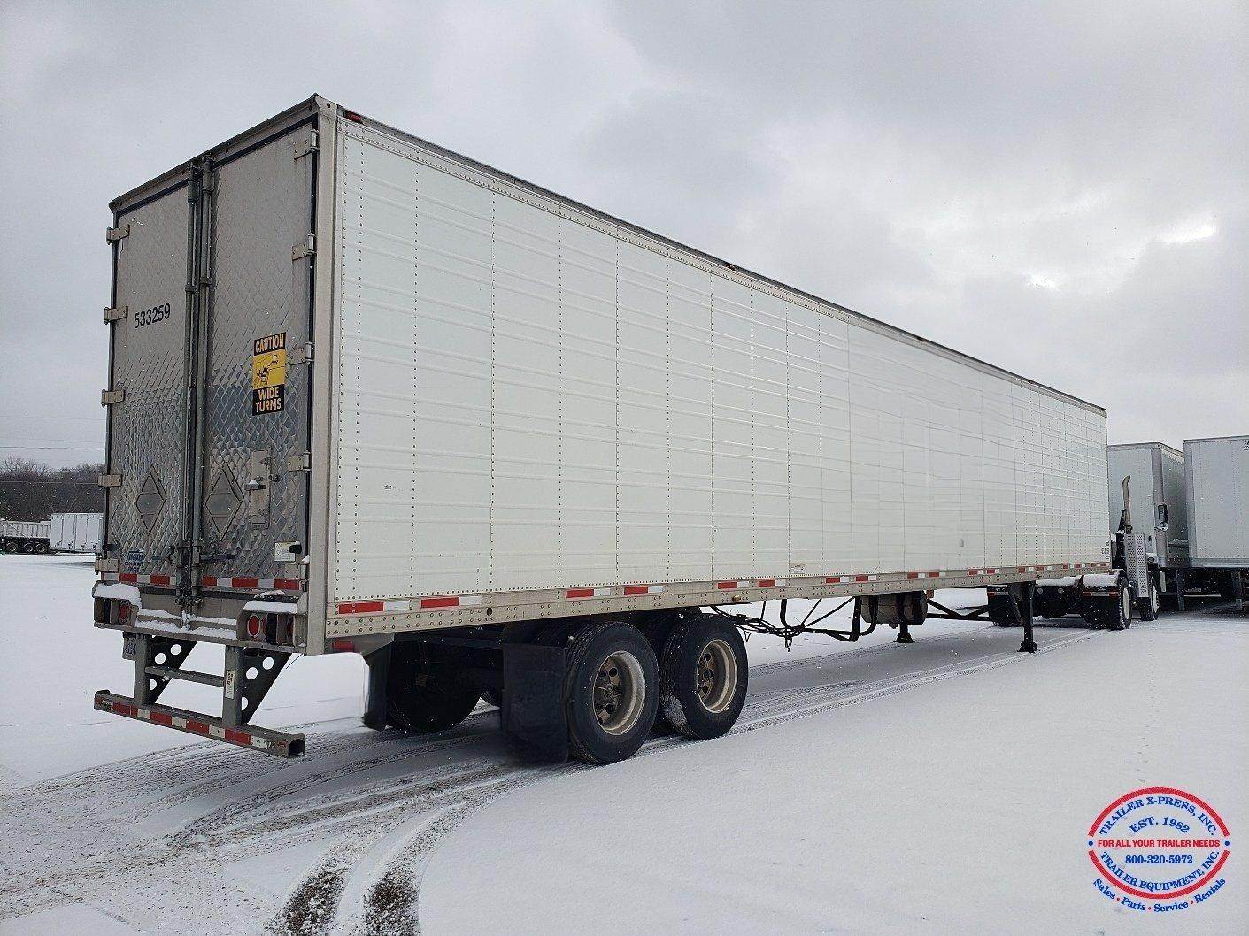 2016 CIMC 53x102 Tandem Axle Combination Pup Trailer Air Ride