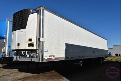 CIMC 53 ft Reefer Trailer - Sliding Axle, Swing Door, Carrier