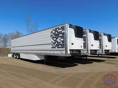 Hyundai 53 ft Reefer Trailer - Sliding Axle, Swing Door, Carrier