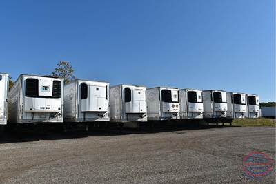 Hyundai 53 ft Reefer Trailer - Sliding Axle, Swing Door, Carrier