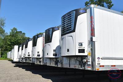 UTILITY 3000R 47 ft Reefer Trailer - Sliding Axle, Roll up Door, Carrier