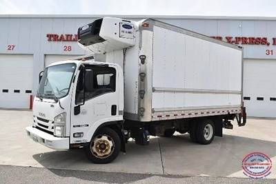 Isuzu NQR Refrigerated Truck - 215HP, 5 Speed Automatic, Carrier, Liftgate
