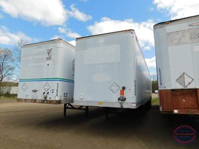 Great Dane (2) 53FT STORAGE TRAILERS- PLYWOOD LINED Storage Trailer