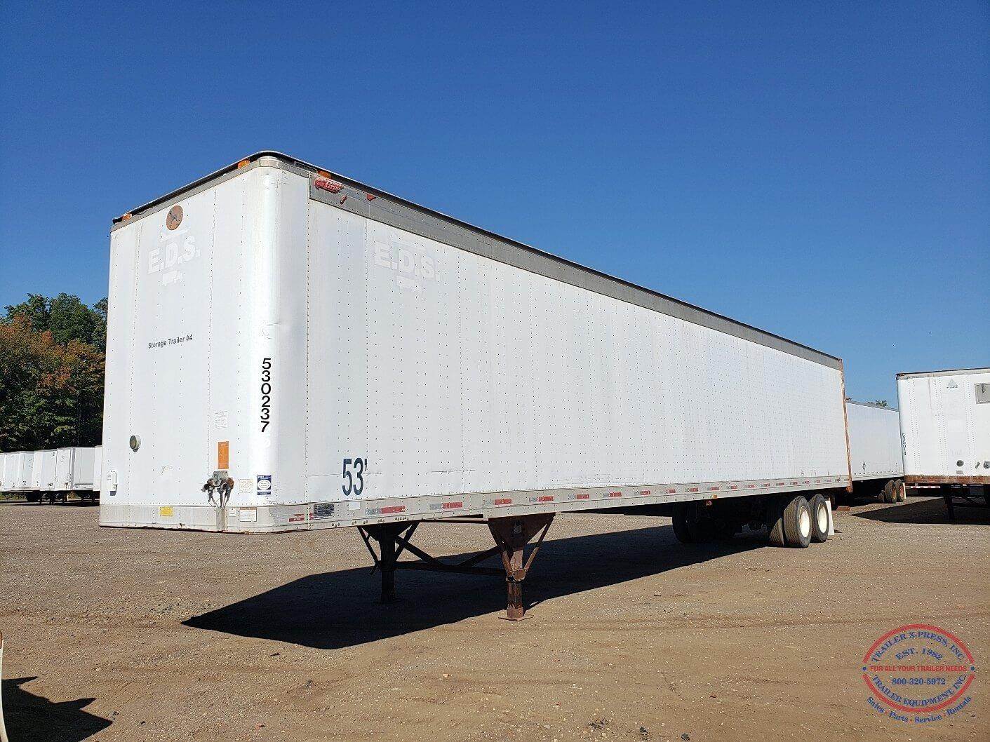 1996 Great Dane 53x102 Tandem Axle Combination Storage Trailer Spring