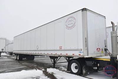 Stoughton 53x102 Tandem Axle Combination Storage Trailer - Spring, Sliding Axle