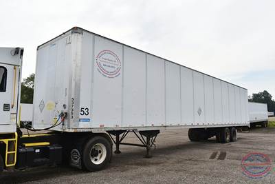 Stoughton 53x102 Tandem Axle Storage Trailer - Air Ride, Sliding Axle