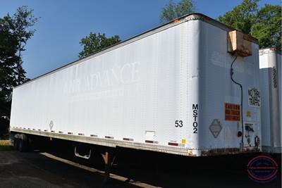 Strick 53x102 Tandem Axle Combination Storage Trailer - Spring, Sliding Axle