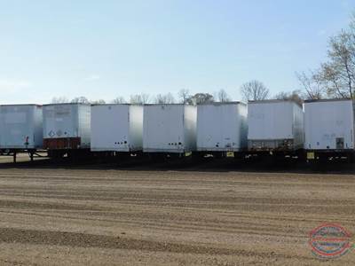 Trailmobile 53x102 Tandem Axle Combination Storage Trailer - Spring, Sliding Axle