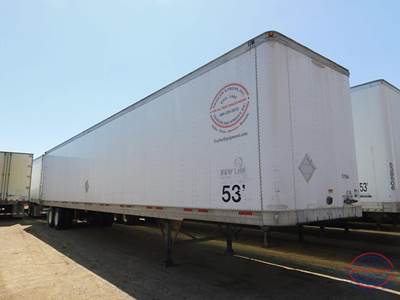 Trailmobile 53x102 Tandem Axle Combination Storage Trailer - Air Ride, Sliding Axle