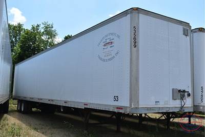 Wabash 53x102 Tandem Axle Combination Storage Trailer - Air Ride, Sliding Axle