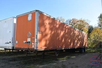 Wabash 53x102 Tandem Axle Combination Storage Trailer - Air Ride