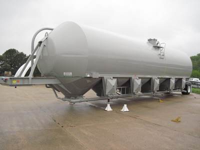 LBT 54x132 Single Axle Steel Tank Trailer - Fixed Axle