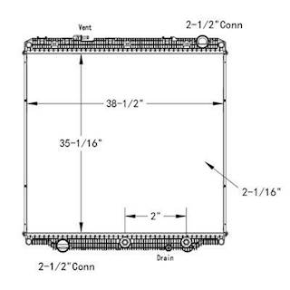 Freightliner Cascadia Radiator