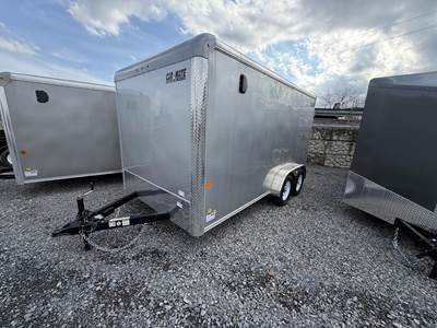 Car Mate CM714CC-HD Enclosed Car Carrier Trailer