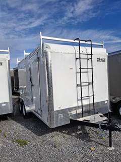 Car Mate CM714CC-HD/CTR Enclosed Car Carrier Trailer