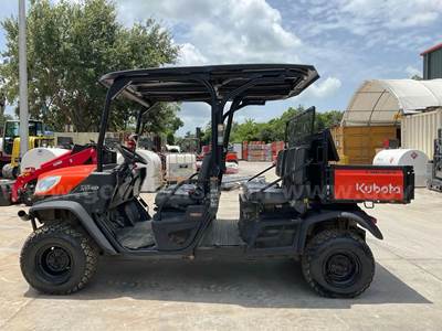 KUBOTA RTV-X1140 UTV, DIESEL, 4x4, CREW CAB, HYDRALIC  DUMP BED, HITCH, BILL OF SALE ONLY; TURNS OVER DOES NOT START