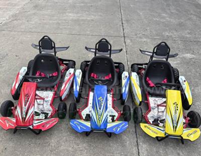 FREE SHIPPING - NEW 2025 - Single Unit Electric Kids Go-Kart – Dual 350W Motors, 24V Battery, Disc Brakes