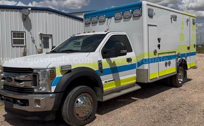 2019 Ford Horton Ambulance 4x4 – 106K Miles – Oversized 72 Module – Fully Operational