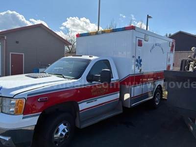 2012 GMC 3500 Ambulance