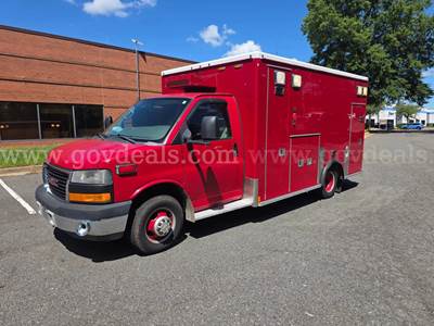 2012 GMC Savana Ambulance – Runs Well, Excellent Box