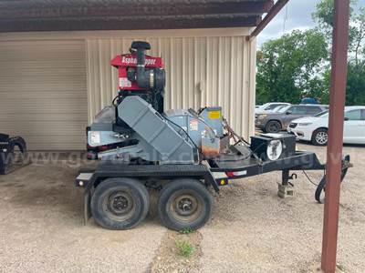 Asphalt Zipper Milling Attachment On Trailer