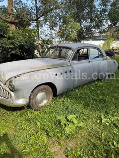 1949 Buick roadmaster runs/drives titled
