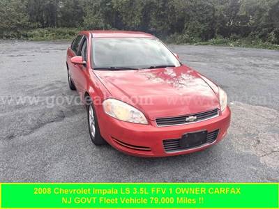 2008 Chevrolet Impala LS 3.5L V6 OHV 16V FFV ONLY 79,423 Miles !!!