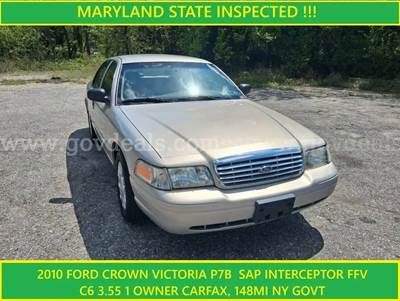 2010 Ford Crown Victoria Interceptor P7B C6 3.55 FFV 1 Owner Fleet Vehicle !!!
