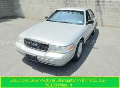 2011 Ford Crown Victoria Interceptor P7B FFV Z5 3.27 76,190 miles !!!