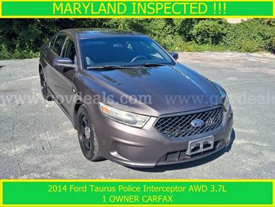 2014 Ford Taurus Police Interceptor AWD 3.7L Maryland Inspected !!!