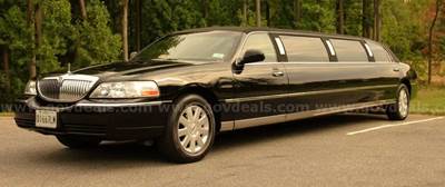 2004 Lincoln Town Car 120 Limousine 10 Passenger Black