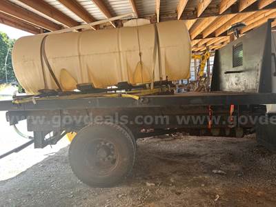 GMC TopKick Flatbed Truck with Cat Motor