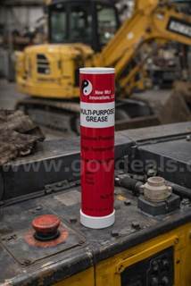 Skid of 14oz NMI Lithium #2 Multi-Purpose Grease, Packaged in LeakLock Cartridges. 2,160 Tubes in total