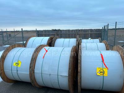 Lot of 8 Reels of Fibre Optic Cable