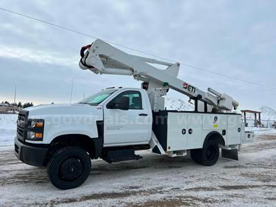 2020 CHEVROLET SILVERADO 6500HD 4X4 PALFINGER ETI BUCKET BOOM